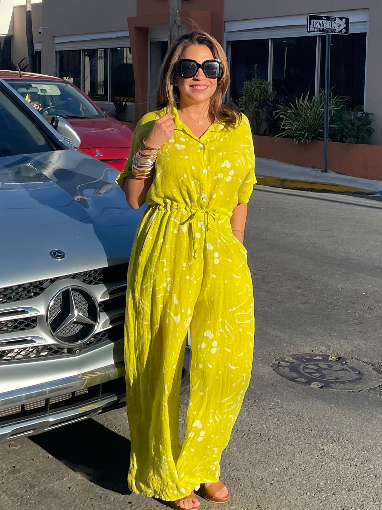 Splatter Paint Jumpsuit