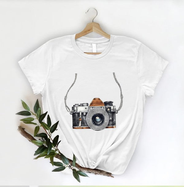 Regular Sleeve Camera T-Shirt
