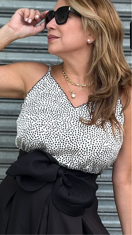 Polka dots top