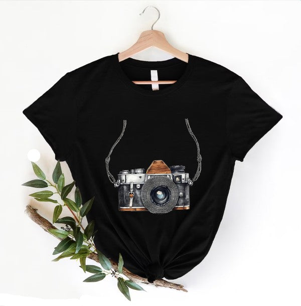 Regular Sleeve Camera T-Shirt