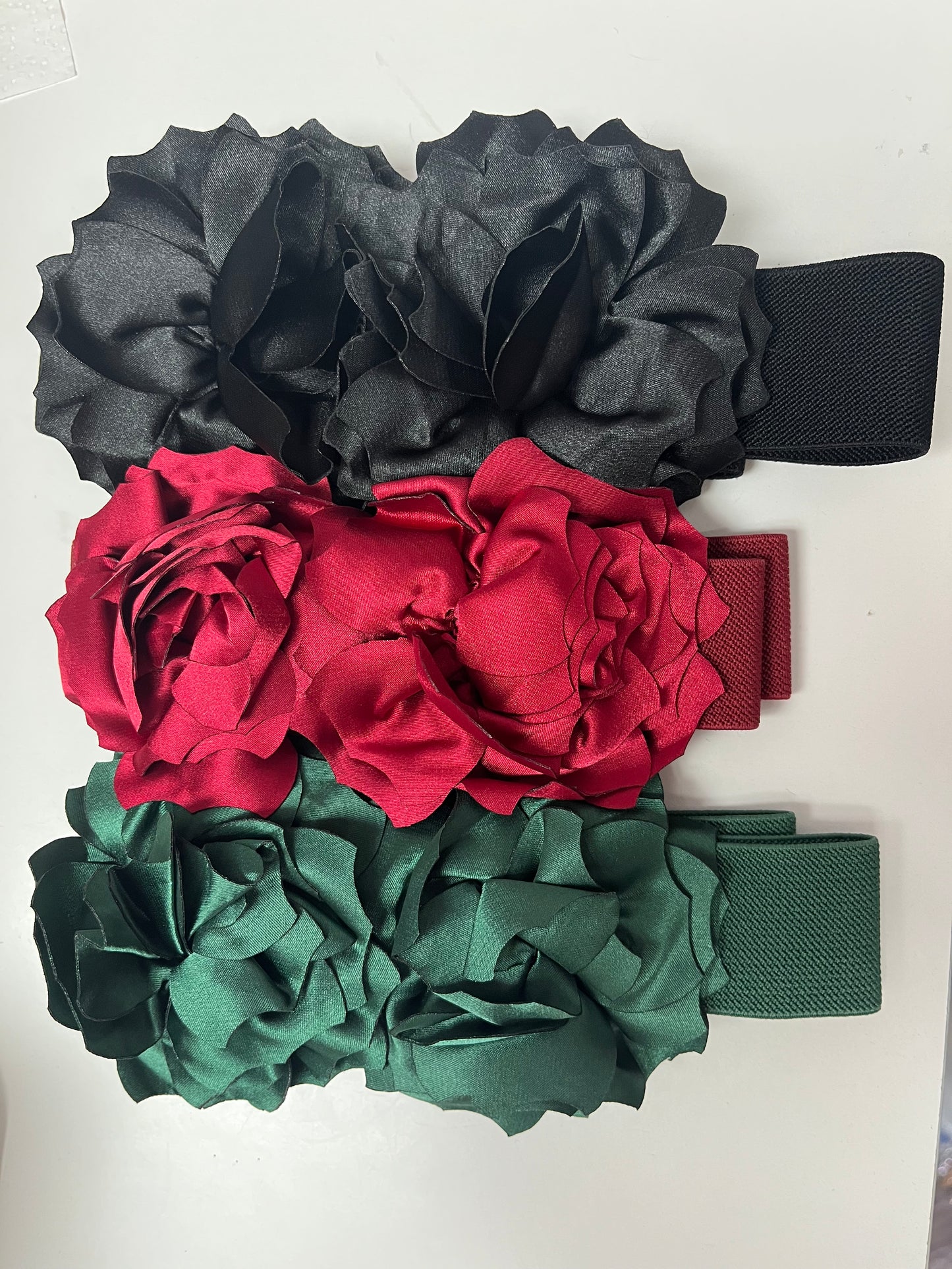 Ruffled Flower Belt