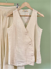 Load image into Gallery viewer, Italian Linen Vest TOP ONLY