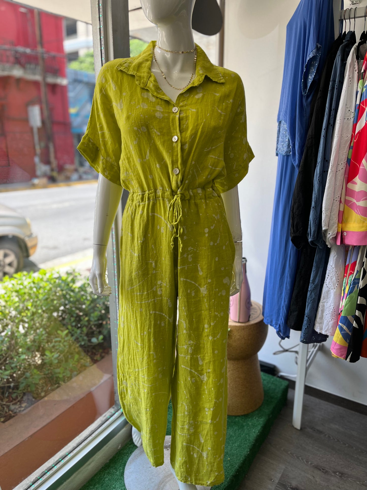 Splatter Paint Jumpsuit