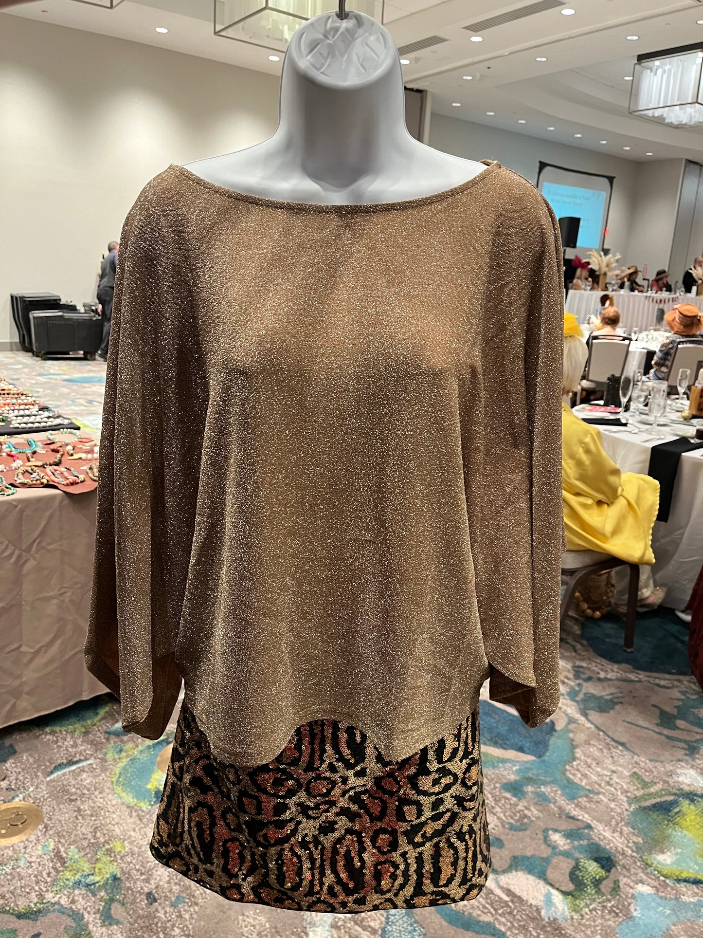 Bronze Tunic Top