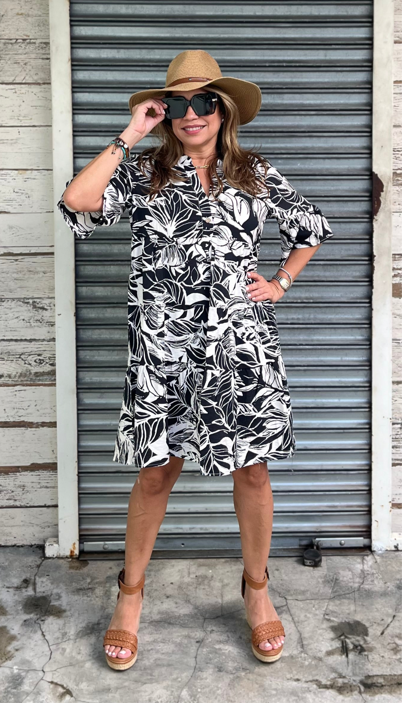 Black & White Mini Dress