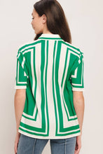 Load image into Gallery viewer, Geometric Stripes Blouse