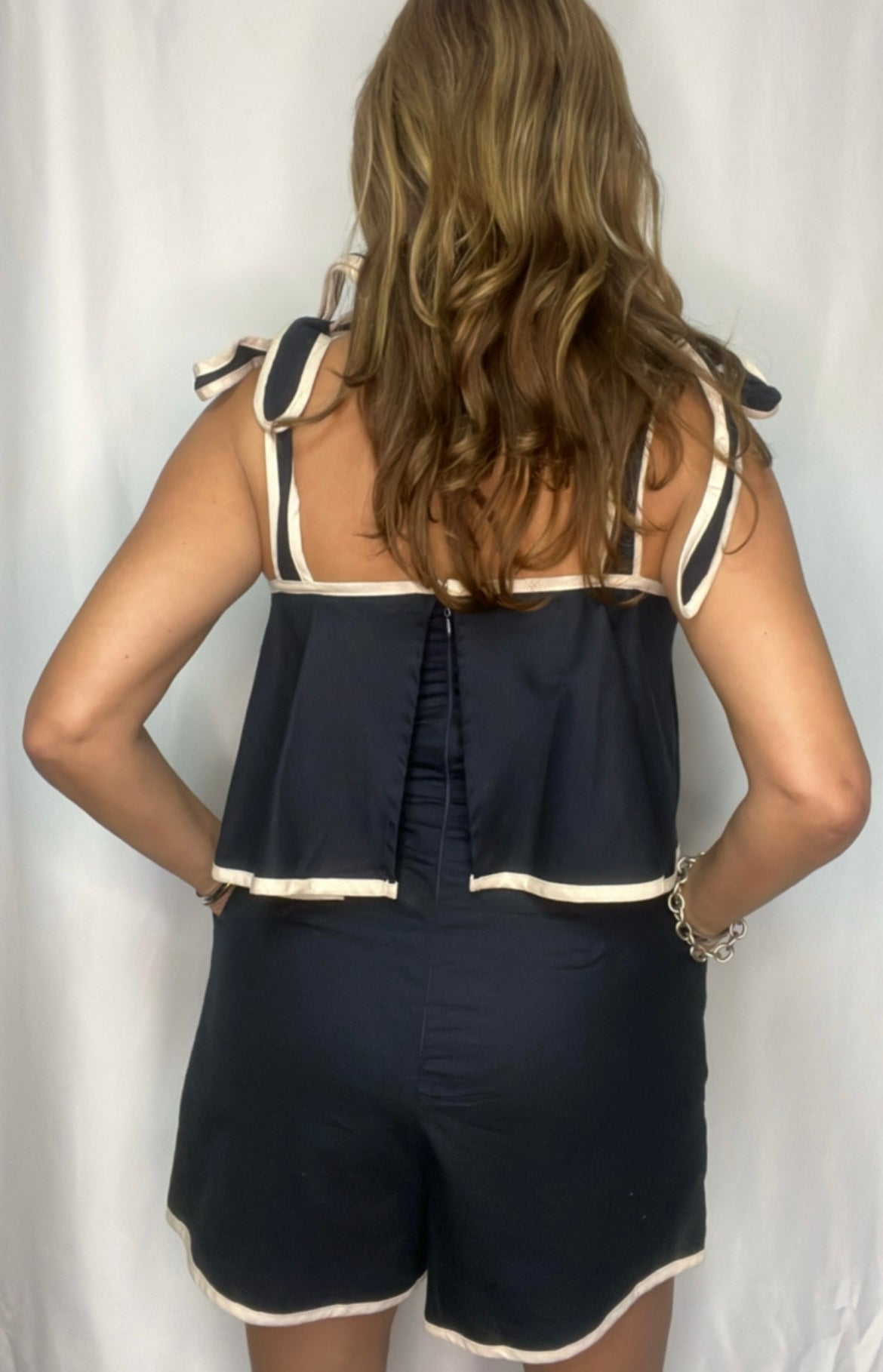 Shoulder Tie Romper