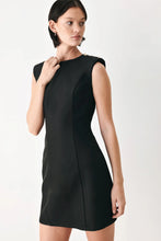 Load image into Gallery viewer, Ebony Modern Edge Woven Mini Shift Dress