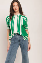 Load image into Gallery viewer, Geometric Stripes Blouse