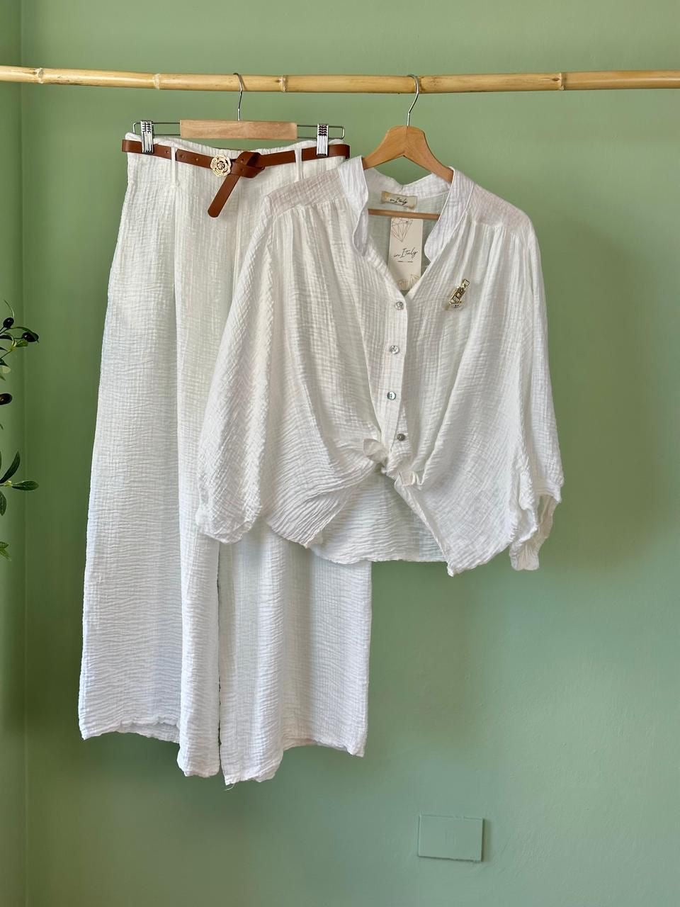 Summer White Pants BOTTOMS ONLY