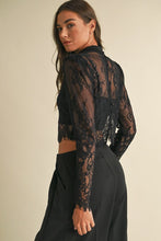 Load image into Gallery viewer, Black Lace Top