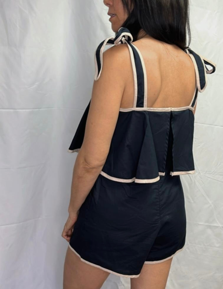 Shoulder Tie Romper