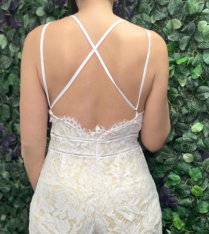 White Lace Jumpsuit