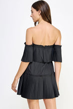 Load image into Gallery viewer, Off The Shoulder Ruffled Mini Dress