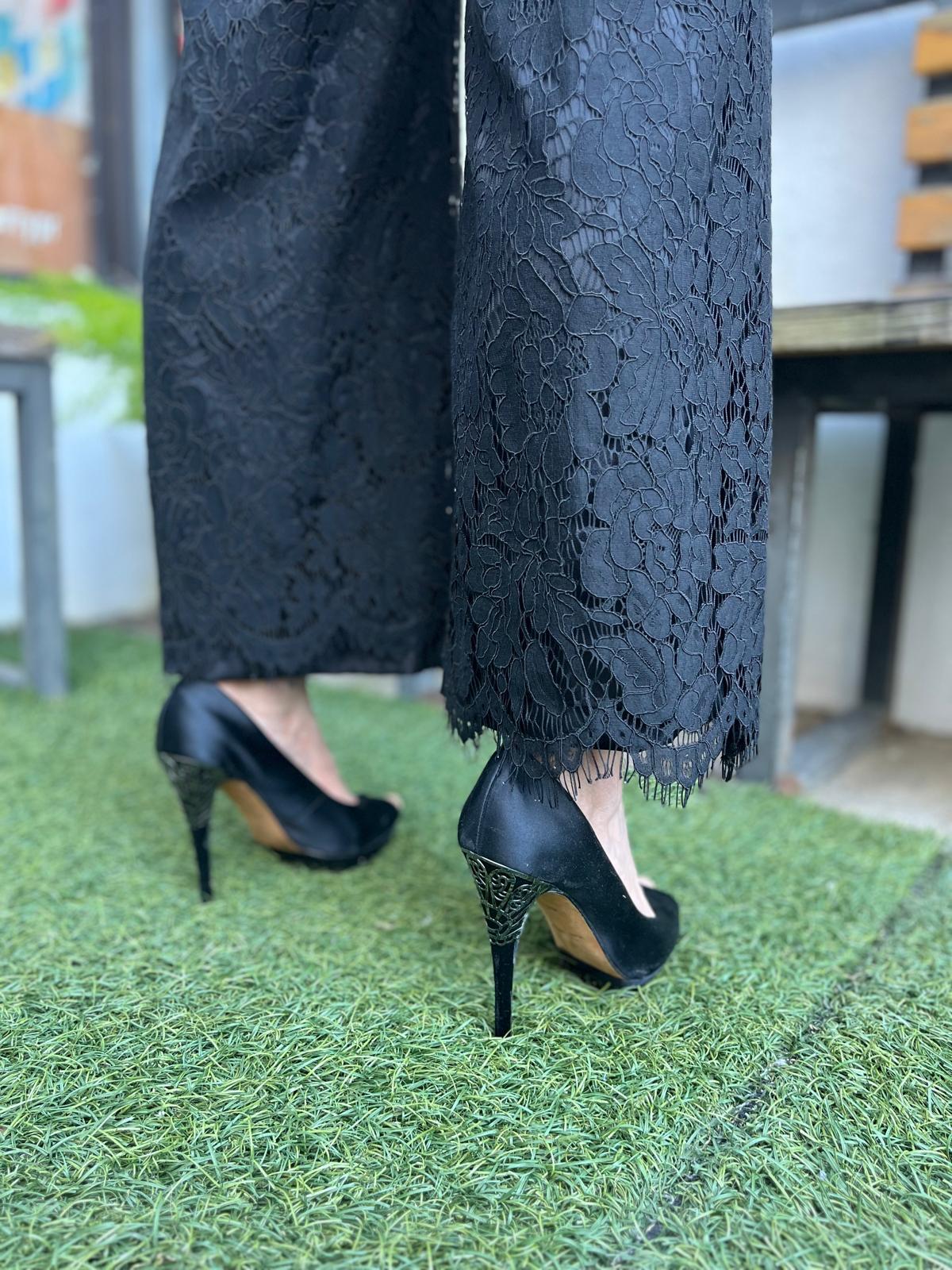 Black Lace Jumpsuit