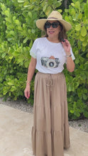 Load and play video in Gallery viewer, Camera Embellished Sleeve T-Shirt