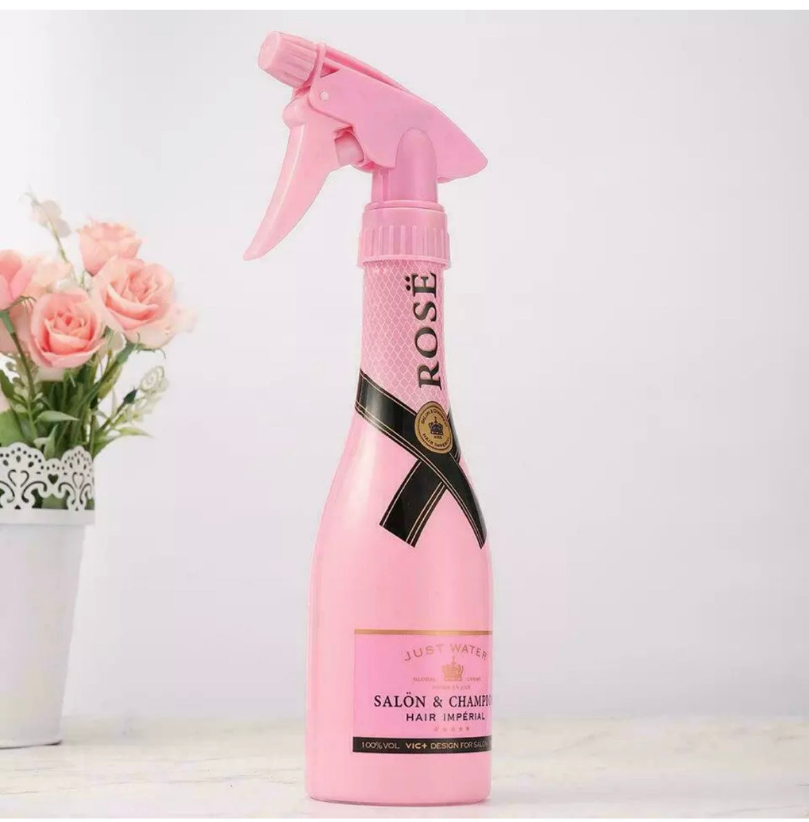 Champagne Rosé spray bottle