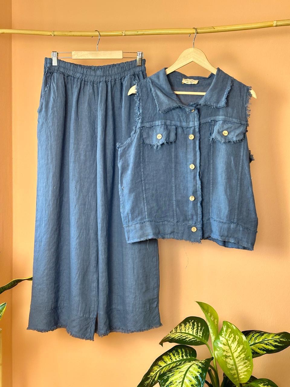 Linen Denim Set