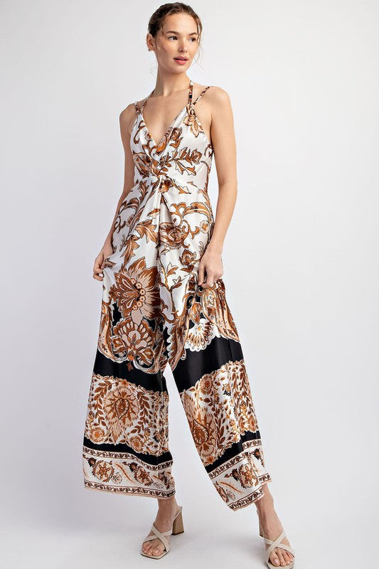 Twisted Front Jumpsuit