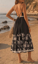 Load image into Gallery viewer, Open Back Embroidered Dress
