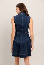 Load image into Gallery viewer, Belted Denim Mini Dress
