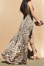 Load image into Gallery viewer, Animal Print Slit Dress
