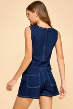 Load image into Gallery viewer, Denim Short Set
