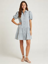 Load image into Gallery viewer, Pleated Denim Mini Dress

