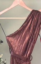 Load image into Gallery viewer, One Shoulder Maxi Dress
