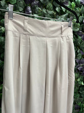 Load image into Gallery viewer, Cream High Waisted Palazzo Pants
