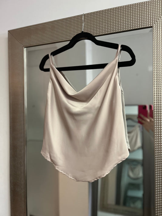 Silk Beige Blouse