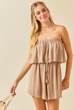 Load image into Gallery viewer, Nude Strapless Romper
