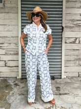 Load image into Gallery viewer, Blue Eyelet Set
