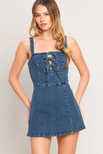 Load image into Gallery viewer, Washed Denim Romper
