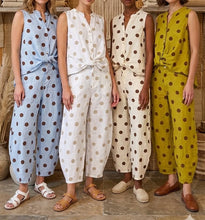 Load image into Gallery viewer, Polka Dot Linen Set
