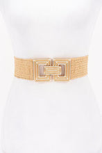Load image into Gallery viewer, Gold buckle Elastic Belt
