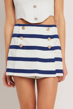 Load image into Gallery viewer, Nautical Mini Skirt (Skort)
