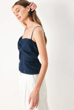 Load image into Gallery viewer, Twist Denim Top
