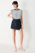Load image into Gallery viewer, Navy Blue Striped Top
