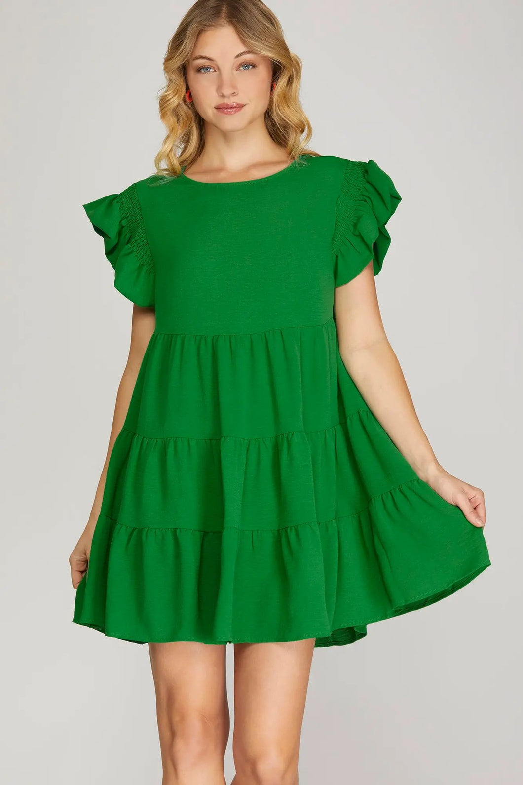 Green Mini Dress