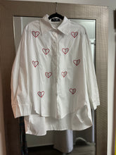 Load image into Gallery viewer, Valentine’s White Blouse
