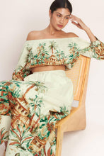 Load image into Gallery viewer, Tropical Palm’s Maxi Skirt (SKIRT ONLY)
