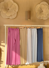 Load image into Gallery viewer, Italian Satin Long Sleeve &amp; Pants Set
