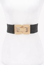 Load image into Gallery viewer, Gold buckle Elastic Belt
