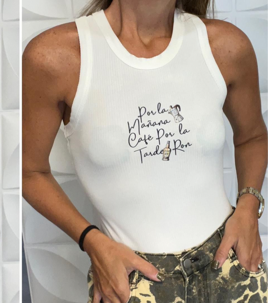 Por La Mañana Café Tank Top