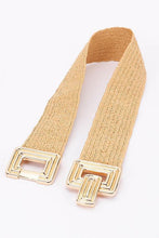 Load image into Gallery viewer, Gold buckle Elastic Belt
