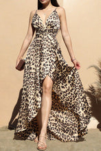 Load image into Gallery viewer, Animal Print Slit Dress
