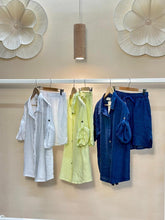 Load image into Gallery viewer, Italian Linen Top &amp; Shorts Set
