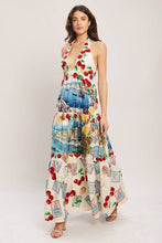 Load image into Gallery viewer, Amalfi Coast Halter Maxi Dress
