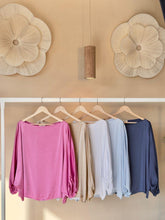 Load image into Gallery viewer, Italian Satin Long Sleeve &amp; Pants Set
